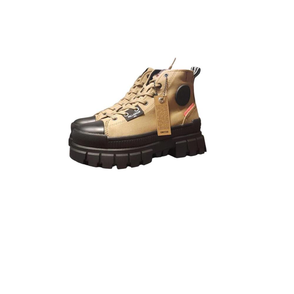 Palladium Revolt Hi TX Women's Olive -Vegan Size 6.5